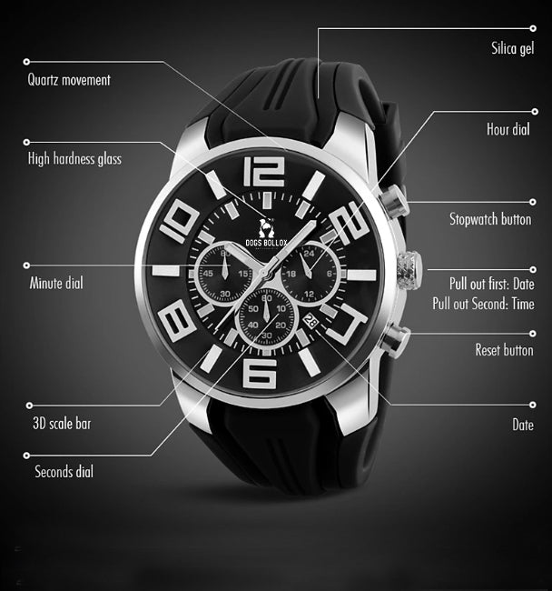 Dogs Bollox Sigma Sports Watch